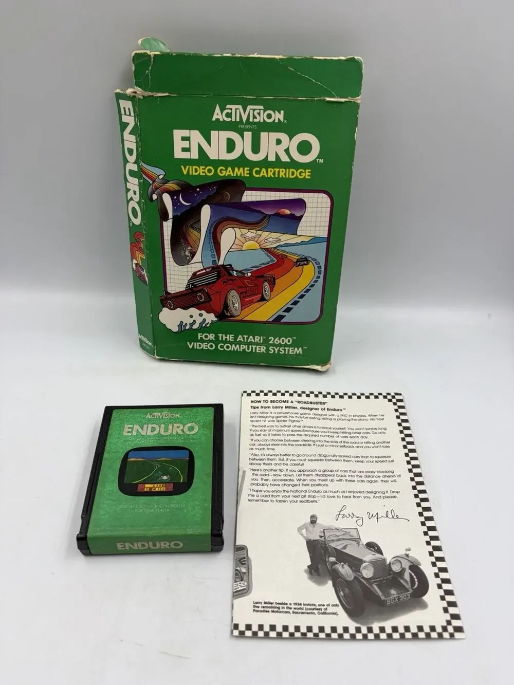 Enduro Atari 2600 Complete In Box (CIB)